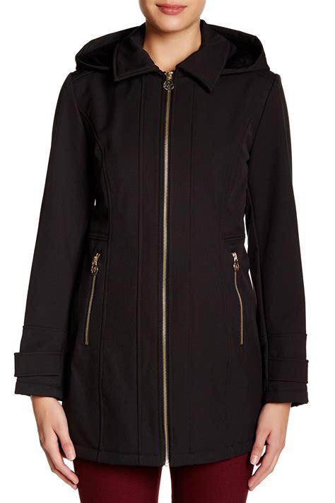 michael kors fleece black|Women's Black Jackets and Coats .